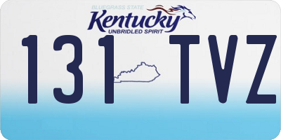 KY license plate 131TVZ