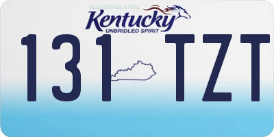 KY license plate 131TZT