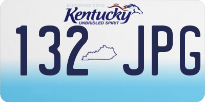 KY license plate 132JPG