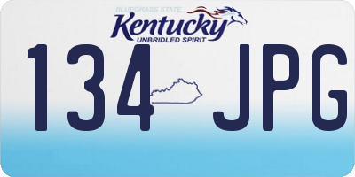 KY license plate 134JPG