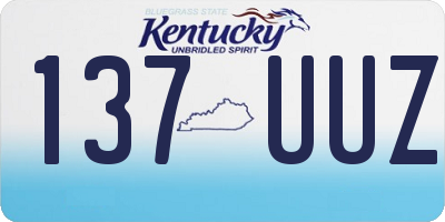 KY license plate 137UUZ
