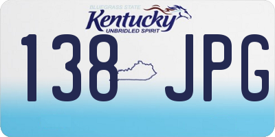 KY license plate 138JPG