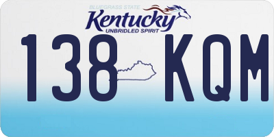 KY license plate 138KQM