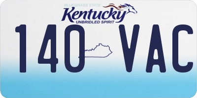 KY license plate 140VAC