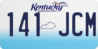 KY license plate 141JCM