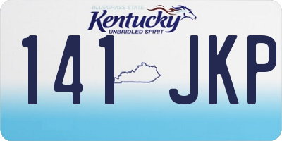 KY license plate 141JKP