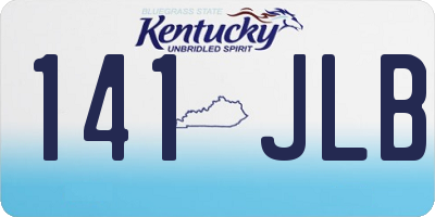 KY license plate 141JLB