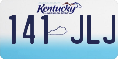 KY license plate 141JLJ