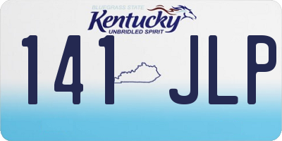 KY license plate 141JLP