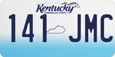 KY license plate 141JMC