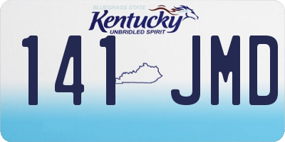 KY license plate 141JMD