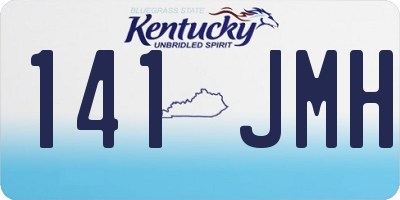KY license plate 141JMH