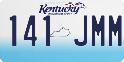 KY license plate 141JMM