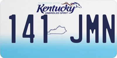 KY license plate 141JMN
