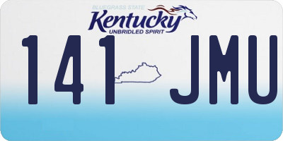 KY license plate 141JMU