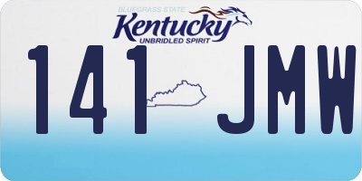KY license plate 141JMW