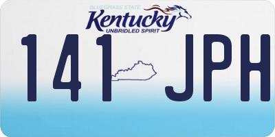 KY license plate 141JPH