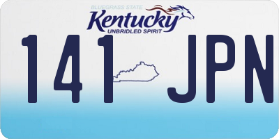 KY license plate 141JPN