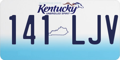 KY license plate 141LJV