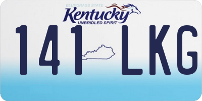 KY license plate 141LKG