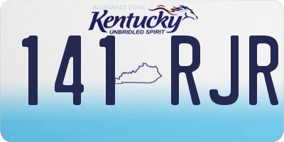 KY license plate 141RJR