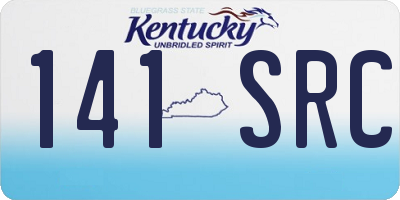 KY license plate 141SRC