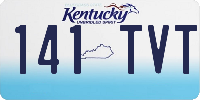 KY license plate 141TVT