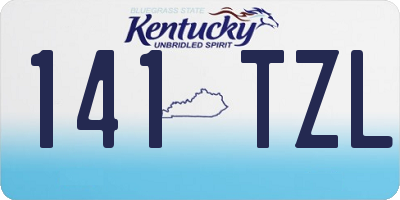KY license plate 141TZL