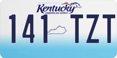 KY license plate 141TZT