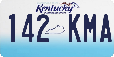 KY license plate 142KMA