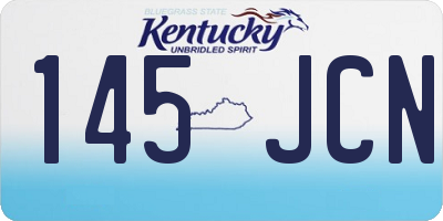 KY license plate 145JCN