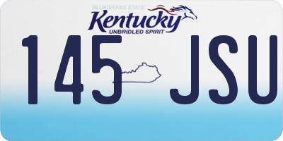KY license plate 145JSU