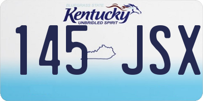 KY license plate 145JSX