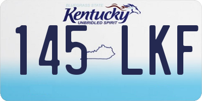 KY license plate 145LKF