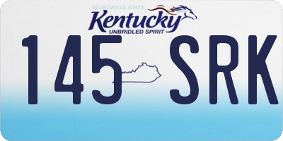 KY license plate 145SRK