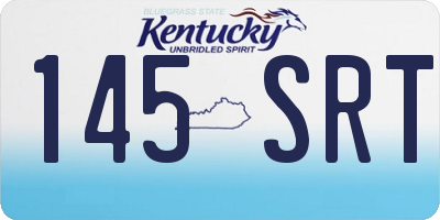 KY license plate 145SRT