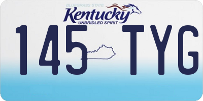 KY license plate 145TYG