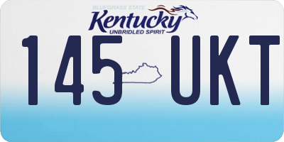 KY license plate 145UKT