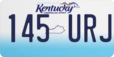 KY license plate 145URJ