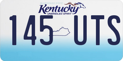 KY license plate 145UTS