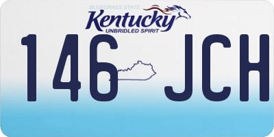 KY license plate 146JCH