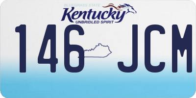 KY license plate 146JCM