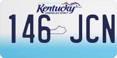 KY license plate 146JCN