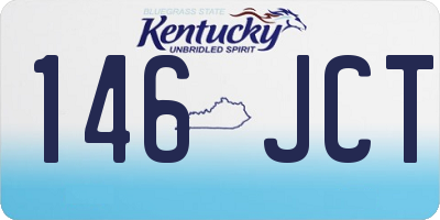 KY license plate 146JCT