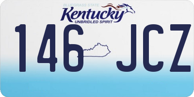 KY license plate 146JCZ