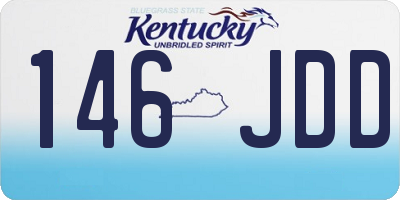 KY license plate 146JDD