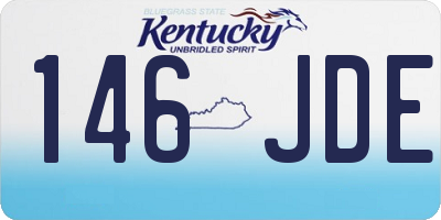 KY license plate 146JDE
