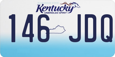 KY license plate 146JDQ
