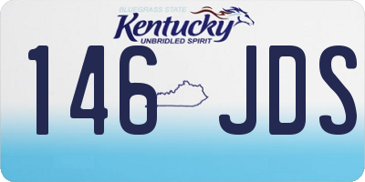 KY license plate 146JDS
