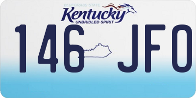 KY license plate 146JFO
